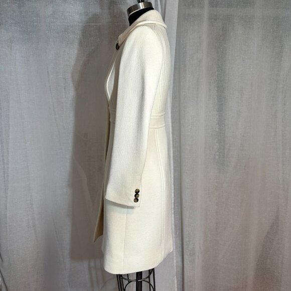 J.Crew Wool-Blend Lady Coat, Ivory, 2P - Picture 3 of 8